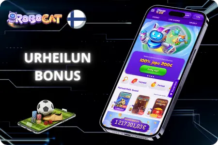 Urheiluvedonlyöntibonukset RoboCat Casino pelaajille